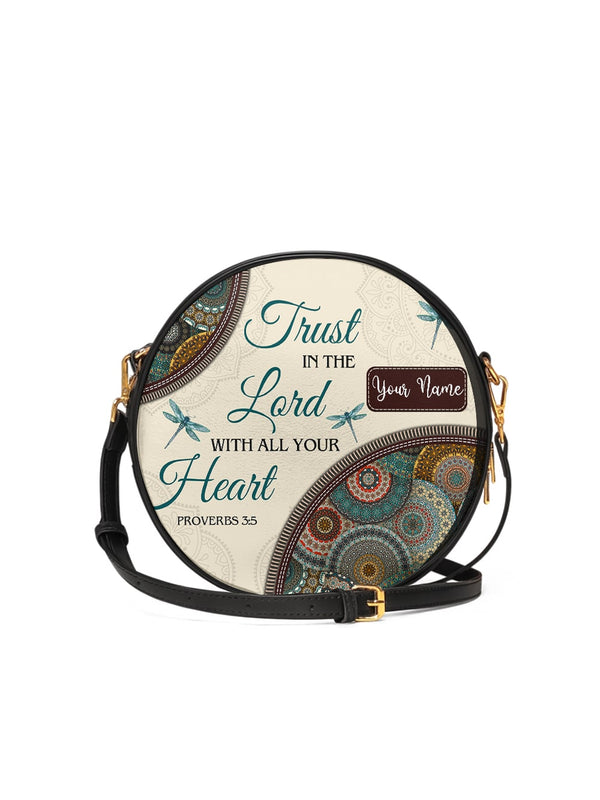 Trust in the Lord Circle Crossbody Bag