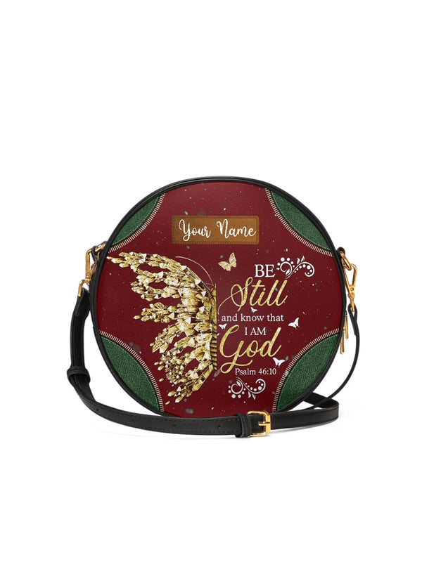I am God Circle Crossbody Bag