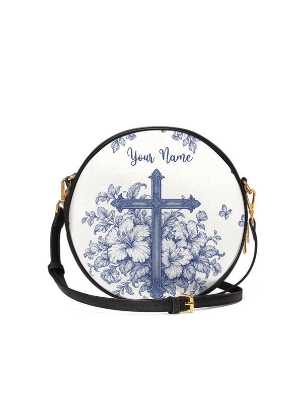 Floral Cross Crossbody Bag