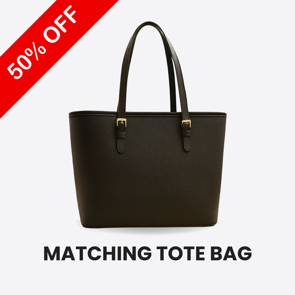 Matching Leather Tote Bag