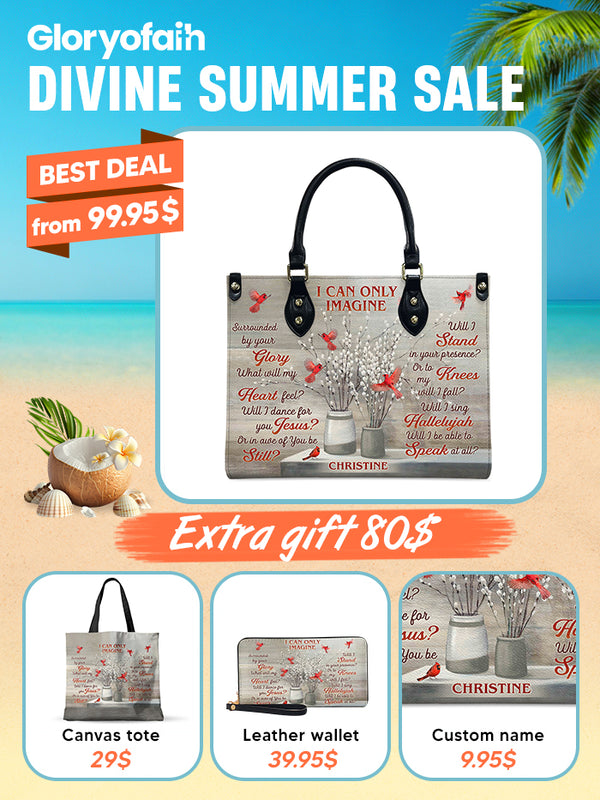 Jesus Cardinal Leather Bag Deal
