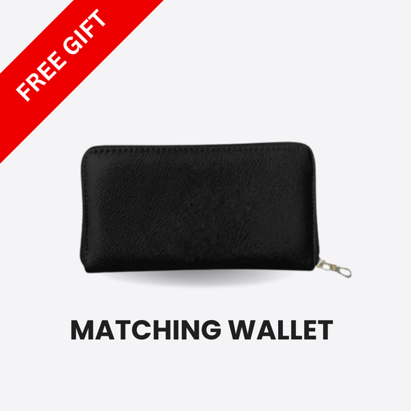 Portafoglio con design coordinato