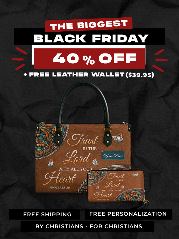 Faithful Guidance - Leather Handbag