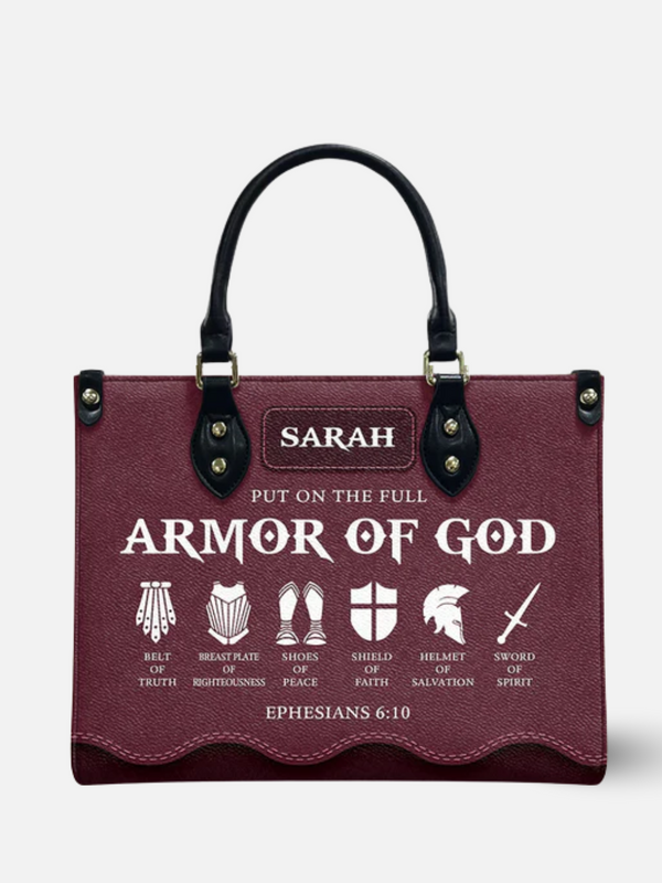 Armor Of God Leather Bag