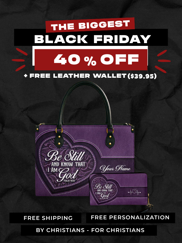 Stillness & Faith - Leather Handbag