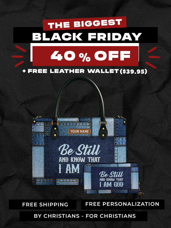 Grace in Stillness - Leather Handbag