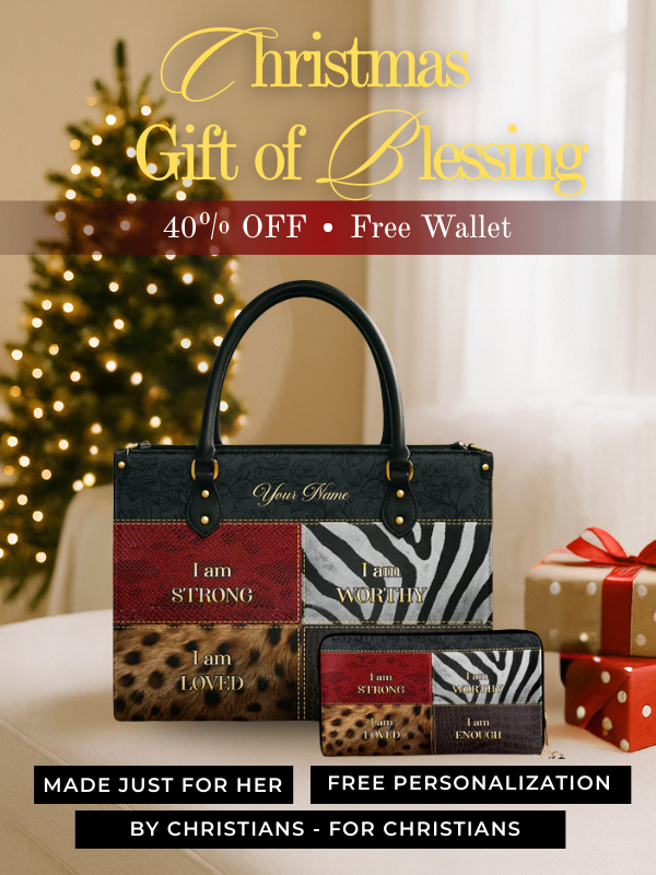 Affirmation of Grace - Leather Handbag