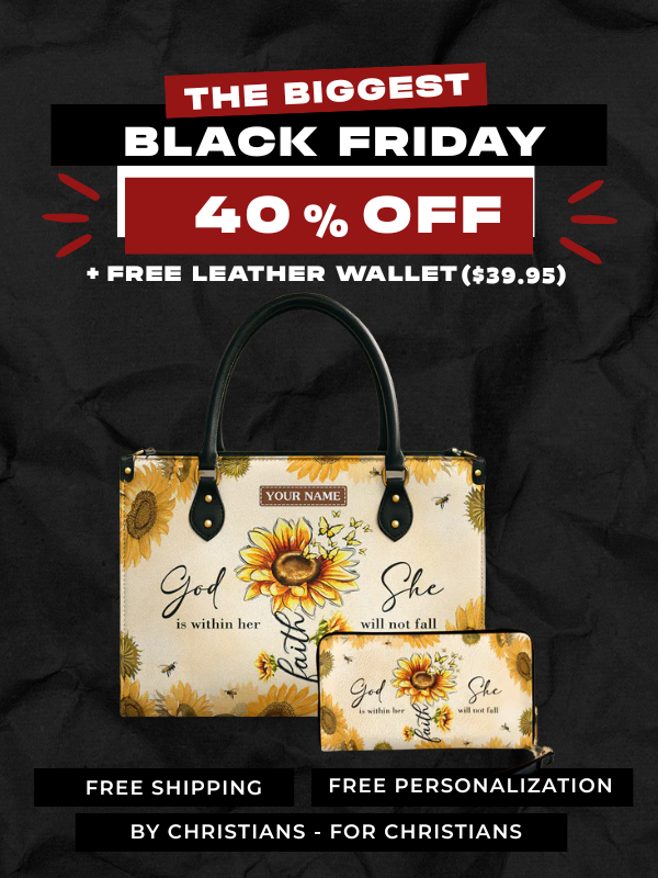 Unshakable Faith - Leather Handbag