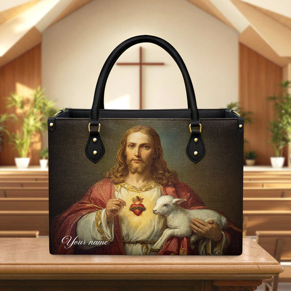 Borsa in pelle Sacro Cuore