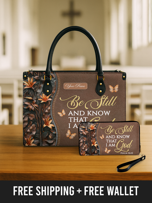 Sacred Stillness - Leather Handbag
