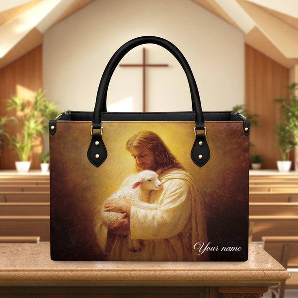 Safe in His Arms Leather Bag