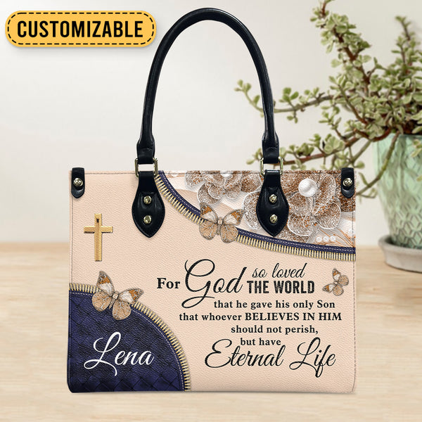 For God Leather Bag