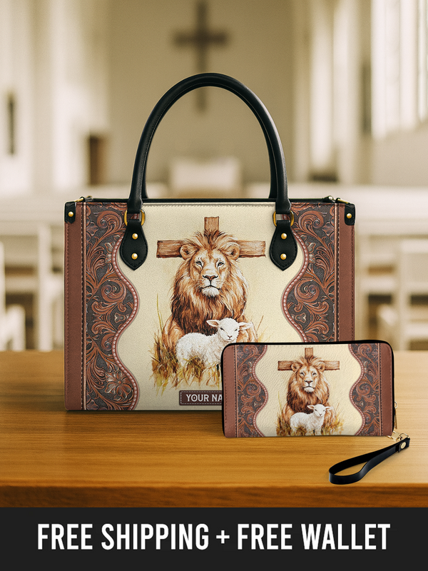 Lion & Lamb - Leather Handbag
