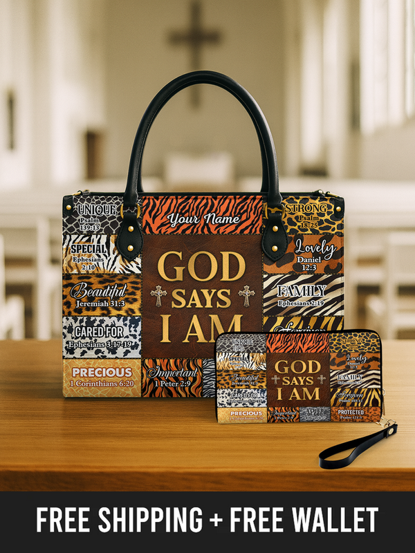 Faith Affirmation - Leather Handbag