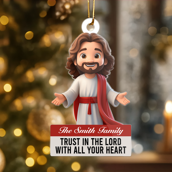 Trust In The Lord - Acrylic Ornament - Car Hanging