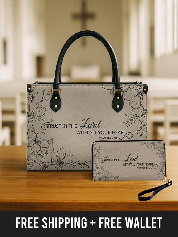 Faithful Bloom - Leather Handbag