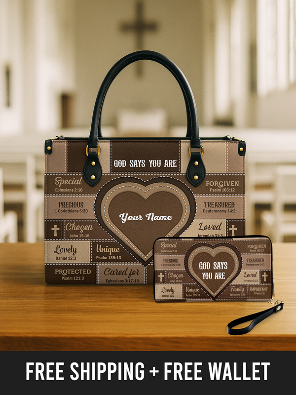 La borsa in pelle del Buon Pastore