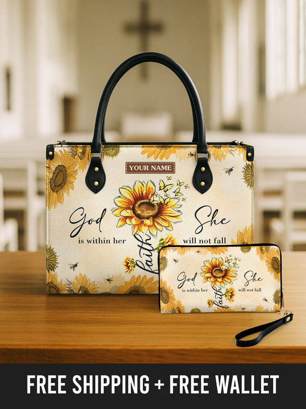 Unshakable Faith - Leather Handbag