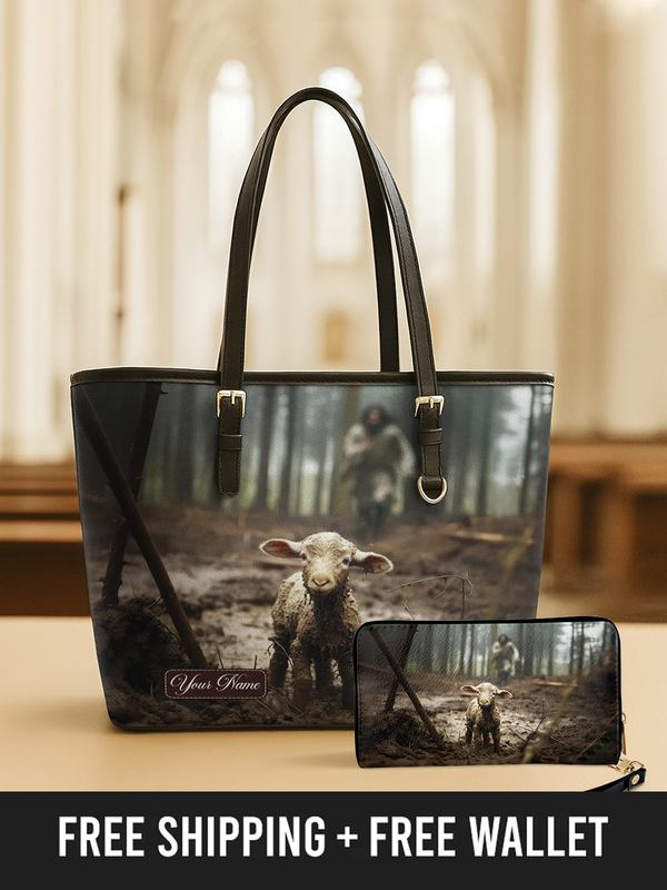 The Good Shepherd - Leather Tote Bag