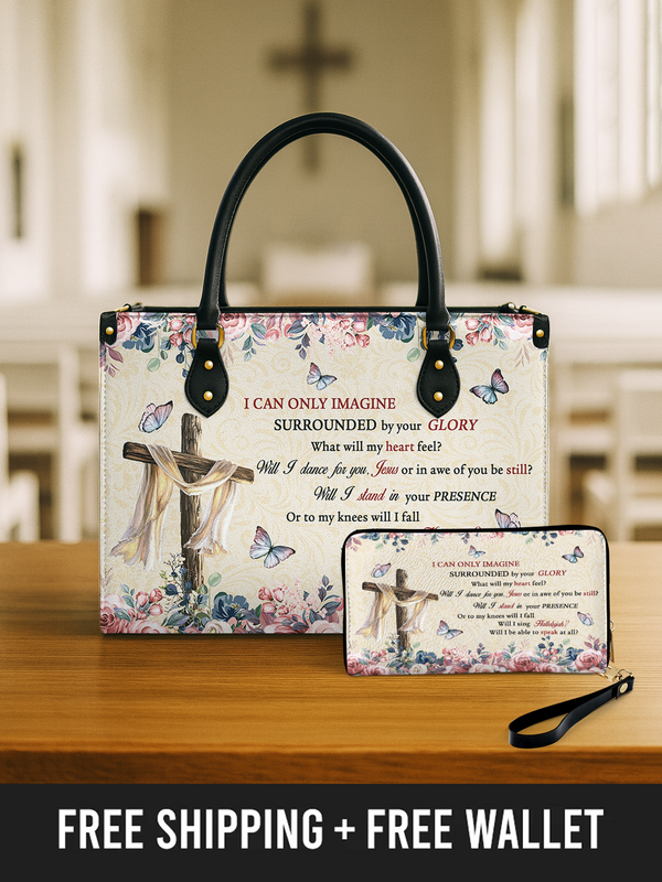 I Can Only Imagine Cross - Leather Handbag