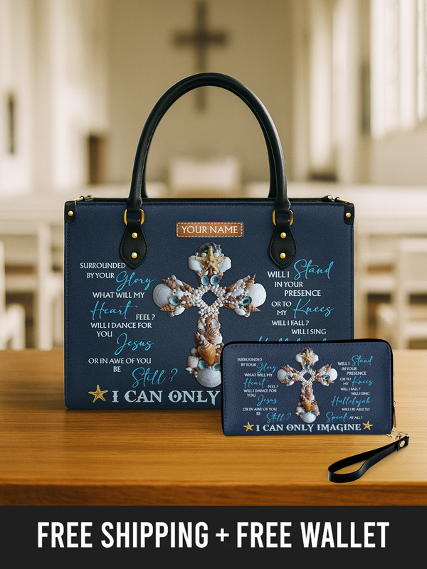 Ocean of Faith - Leather Handbag