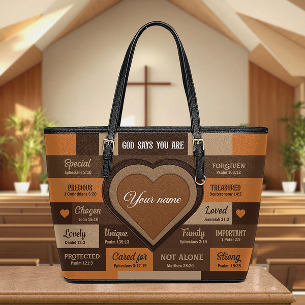 God Says I Am Tote Bag
