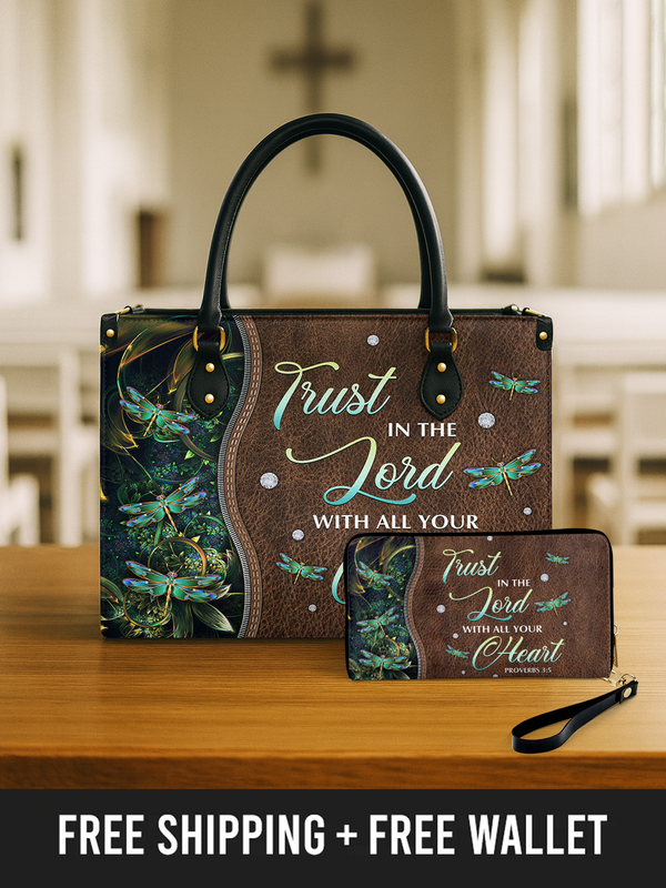 Peaceful Trust - Leather Handbag