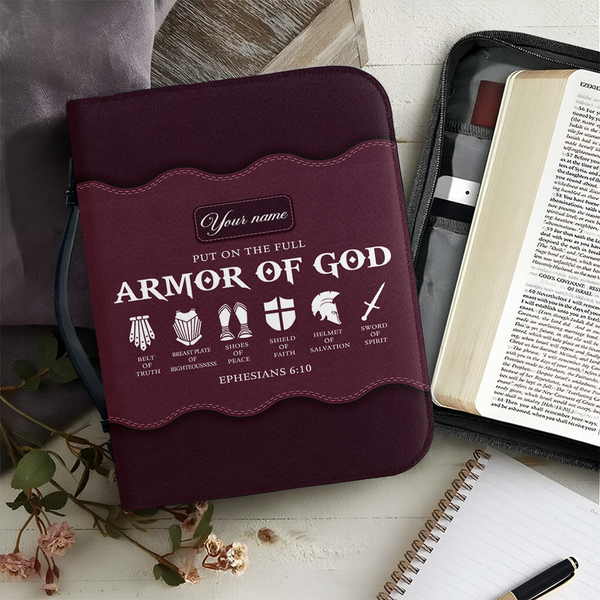 Armor Of God Leather Bible Cover