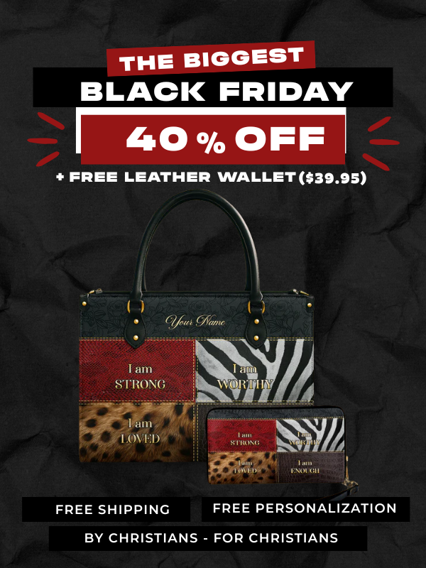 Affirmation of Grace - Leather Handbag