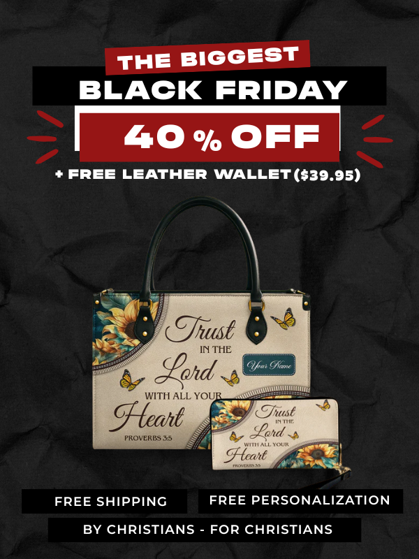 Sunflower Faith - Leather Handbag