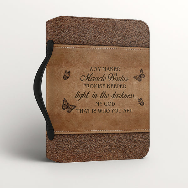Way Maker Leather Bible Cover