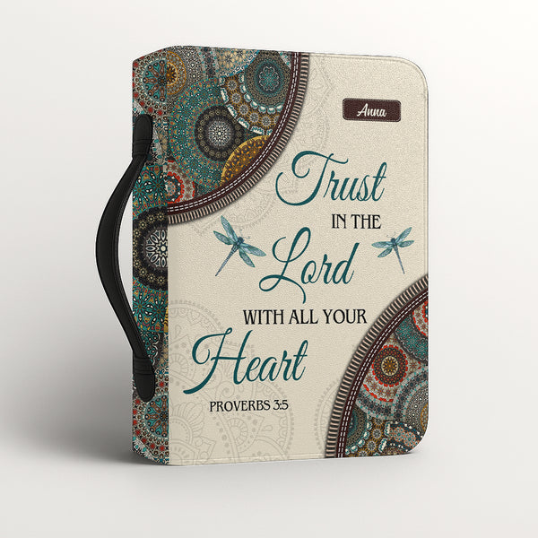 Trust In The Lord Leather Bible Cover