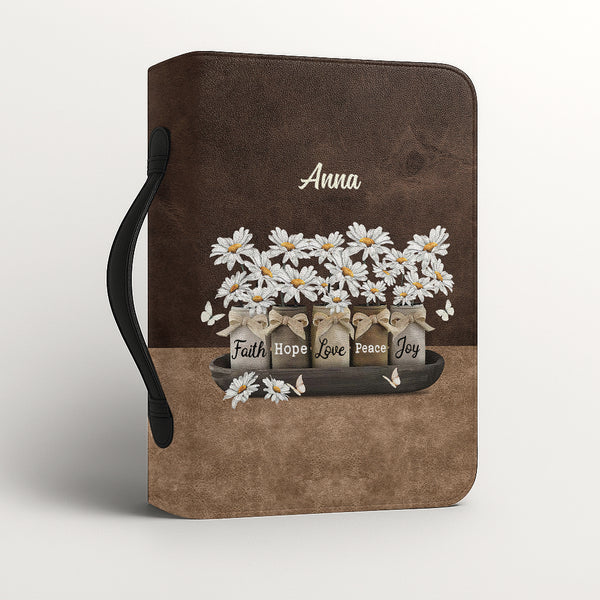 Today I Choose Leather Bible Cover