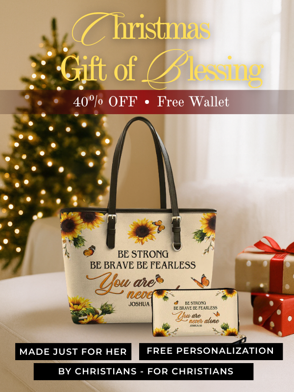 Never Alone Sunflower - Leather Tote Bag