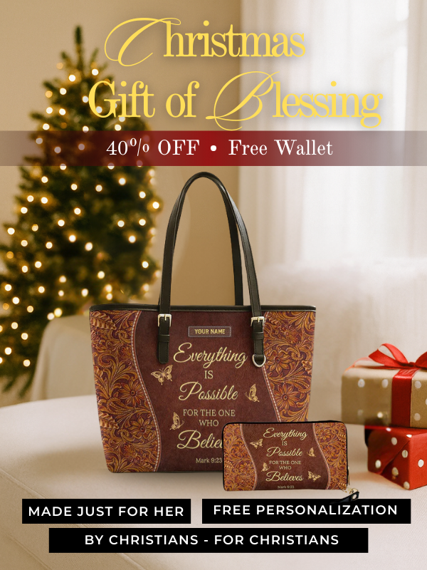 Believe & Achieve - Leather Tote Bag