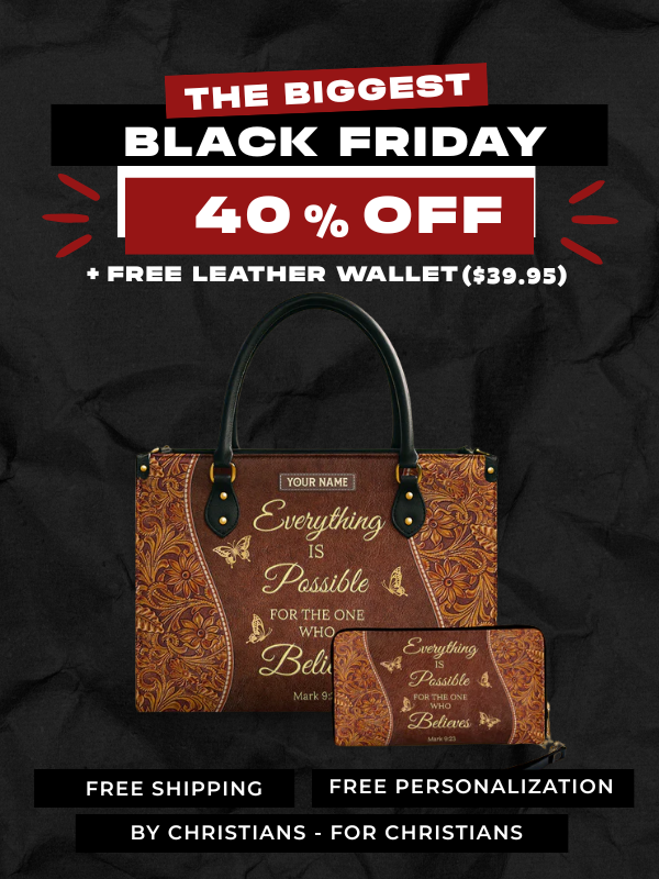 Believe & Achieve - Leather Handbag