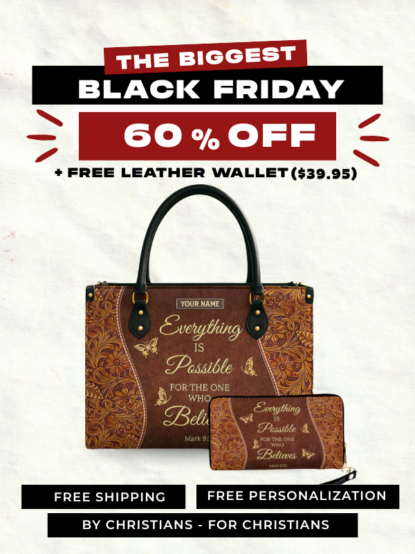 Believe & Achieve - Leather Handbag