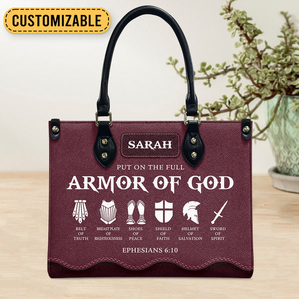 Armor Of God Leather Bag