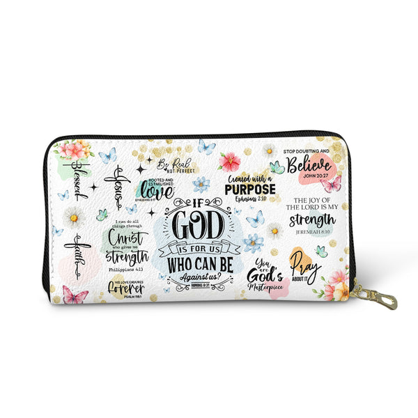 God Is For Us Leather Wallet