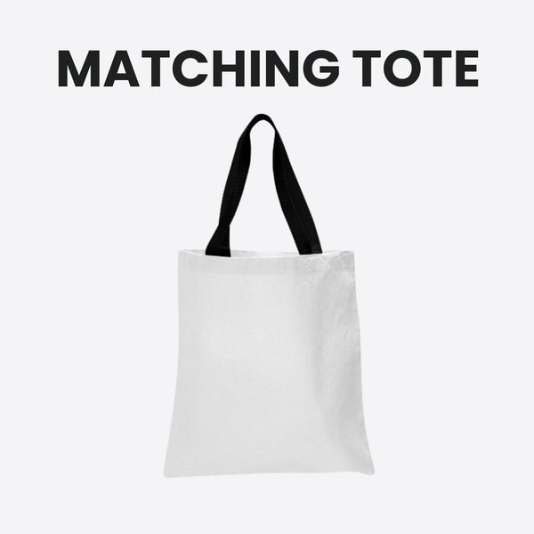 Borsa tote in tela con design coordinato