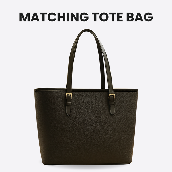 Matching Leather Tote Bag