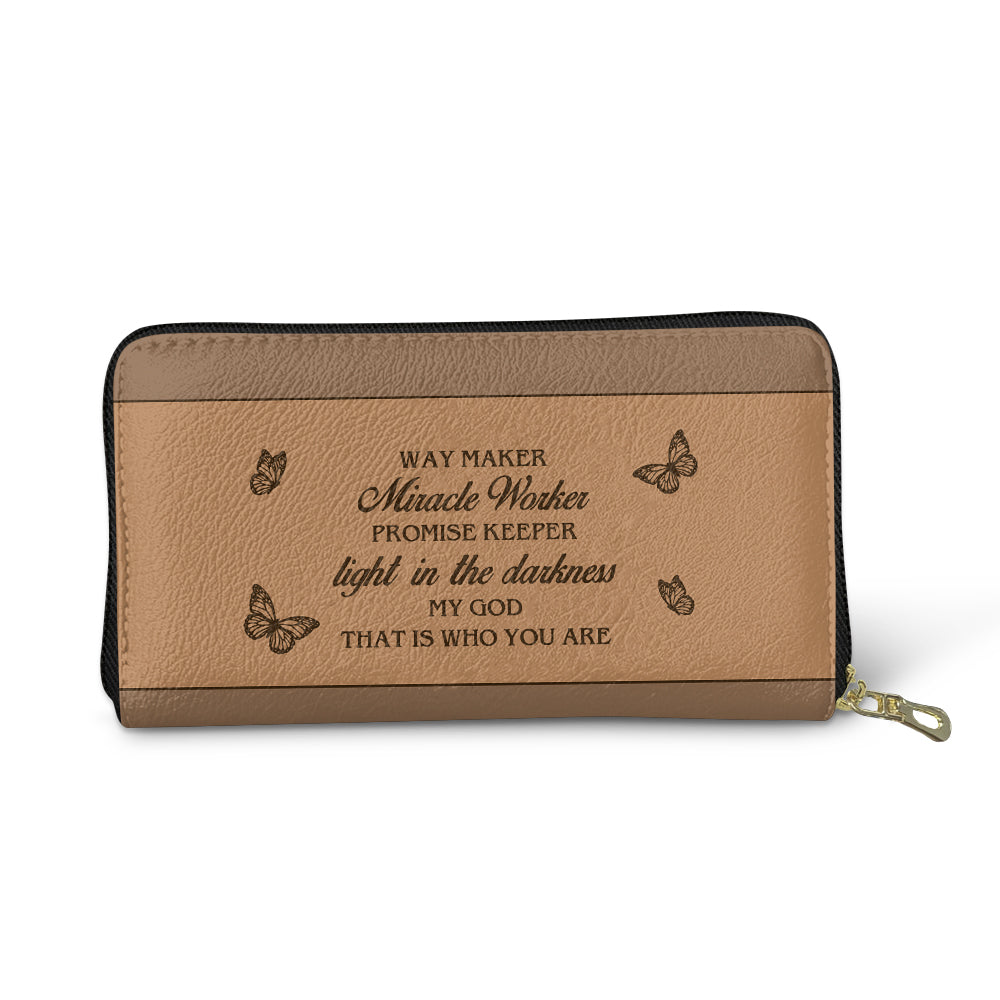 Way Maker Leather Wallet – Glory of Faith